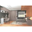 Ver imagem 2 de Mesa Complementar Office Requinte+ 100% MDF 80cm Branco Line