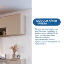 Ver imagem 5 de Módulo Aéreo 1 Porta Requinte+ 100% MDF Cinza/Duna Line