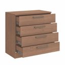 Ver imagem 3 de Cômoda Módulo Inferior 4 Gavetas Requinte+ 100% MDF Macadâmia