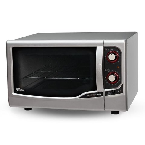 Forno Elétrico de Bancada Gourmet Grill 44l 220v Fischer Prata