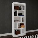 Ver imagem 6 de Conjunto 2 Peças Escrivaninha Reta 150cm Estante Livreiro 4 Prateleiras