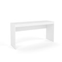 Ver imagem 4 de Conjunto 2 Peças Escrivaninha Reta 150cm Estante Livreiro 4 Prateleiras Branco