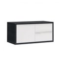 Ver imagem 2 de Conjunto Banheiro com Espelho Armário Bancada em Porcelanato e Cuba Esculpida 80cm Pró 