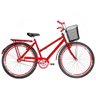 Bicicleta Feminina Aro 26 Poti Aero Cor Vermelha - 1