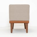 Ver imagem 3 de Puff em Linho Pés em Madeira Boreal CabeCasa MadeiraOriginals