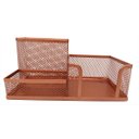 Ver imagem 6 de Kit Organizador para Escritório com 3 Partes Rose Gold