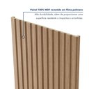 Ver imagem 5 de Kit 4 Placas de Painel Ripado Milão 250cm x 58cm x 3,3mm (Rende 5,8m²) Ecorevest Marrom/Itapuã