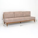 Ver imagem 2 de Sofá 3 Lugares Boreal com Mola Ensacada CabeCasa MadeiraOriginals