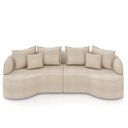 Ver imagem 5 de Sofá 4 Lugares Orgânico Living 250cm Mersa Bouclê K01 - D’Rossi