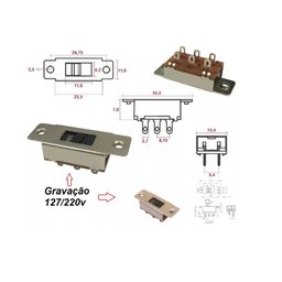 Chave Hh 127 / 220v C/ Rosca Gde C/ Marcação - Emb 20 Pçs - 2
