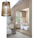 Ver imagem 3 de Lustre Luminária Pendente de Madeira MDF Mod. Babel
