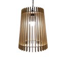 Ver imagem 1 de Lustre Luminária Pendente de Madeira MDF Mod. Babel