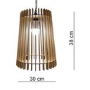 Ver imagem 4 de Lustre Luminária Pendente de Madeira MDF Mod. Babel