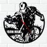 Relógio De Madeira MDF Parede Iron Man Marvel 2 - 1