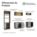 Ver imagem 4 de Armário de Cozinha Completa 270 Cm Rustic/cinza Lux Madesa 05