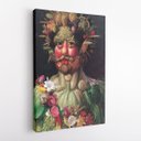 Ver imagem 2 de Quadro Giuseppe Arcimboldo Vertumnus Arte Canvas 60x40cm