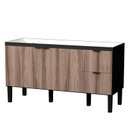 Ver imagem 1 de Gabinete Para Pia de Cozinha 150cm Madeira Colibri Cozimax Preto/Tamarindo