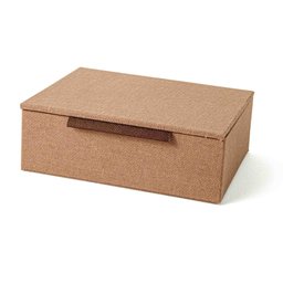 Caixa em MDF com Revestimento em Linho 16537 Mart - 1
