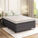 Ver imagem 4 de Cama Box King + Colchão Molas Ensacadas Luare Europillow 193x203x70cm