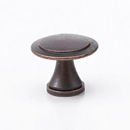 Puxador Redondo Flor em Metal para Móveis Kit 6 Unidade Puxador de Guarda Roupa Puxadores de Gaveta - 1