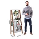 Ver imagem 4 de Estante para Livros Escada 140cmx183cm 4 Prateleiras Tok Yescasa