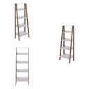 Ver imagem 3 de Estante para Livros Escada 140cmx183cm 4 Prateleiras Tok Yescasa