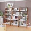 Ver imagem 1 de Estante para Livros Escada 140cmx183cm 4 Prateleiras Tok Yescasa