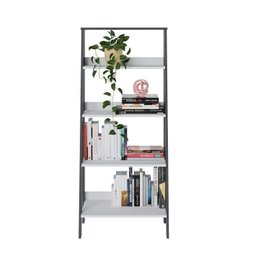 Estante para Livros Escada 140cmx183cm 4 Prateleiras Tok Yescasa - 6