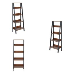 Estante para Livros Escada 140cmx183cm 4 Prateleiras Tok Yescasa - 3