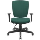 Ver mais imagens de Kit 02 Cadeiras de Escritório Diretor Office Giratória Preto Alta Flexi P03 Poliéster verde -