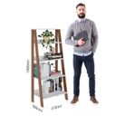 Ver imagem 3 de Estante para Livros Escada 140cmx122cm 4 Prateleiras Tok Yescasa