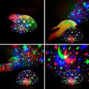 Ver imagem 3 de Luminária Abajur Gira Projetor Estrelas LED RGB Starry Night Decorlaser