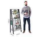 Ver imagem 3 de Estante para Livros Escada 140cmx122cm 4 Prateleiras Tok Yescasa
