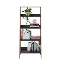 Ver imagem 6 de Conjunto de 2 Estantes para Livros Escada Biblioteca 140x61cm 4 Prateleiras Tok Yescasa