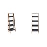 Conjunto de 2 Estantes para Livros Escada Biblioteca 140x61cm 4 Prateleiras Tok Yescasa - 2