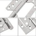 Ver imagem 7 de Dobradiça Porta Sobrepor 2 Peças de Aço Inox Mais Resistente Facil Negocio Importadora Dobra100_2pçs