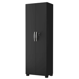 Armário Multiuso e Sapateira Organizadora Chicago 2 Portas com Chave 4 Prateleiras - 1