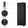 Armário Multiuso Notável Nt4020 2 Portas com Chave Preto Tx Fosco - 5
