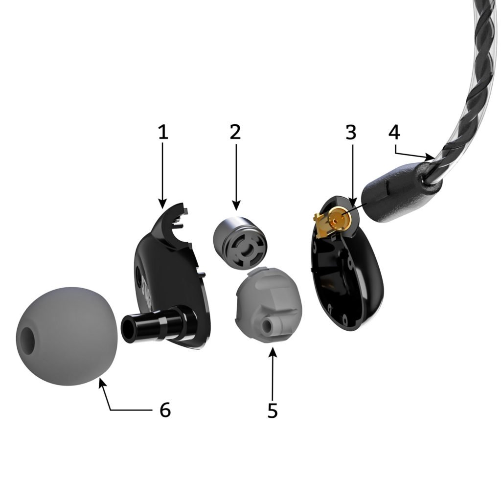 Fone de Ouvido In Ear xtreme Stage Profissional Preto com Microfone - 3