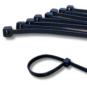 Abraçadeira Nylon Enforca 2,5 X 200mm Kit C/ 100 Lacre Plástico Fixadora Fita Hellerman 20cm Preta