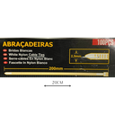 Ver imagem 4 de Abraçadeira Nylon Enforca 2,5 X 200mm Kit C/ 100 Lacre Plástico Fixadora Fita Hellerman 20cm Preta