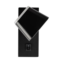 Arandela de Cabeceira Leitura Preto Led 7w 3000k Bivolt Embu Led - 1 Arandela de Cabeceira Leitura Preto Led 7w 3000k Bivolt Embu Led - 1