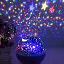 Ver imagem 3 de Luminária Abajur Gira Projetor Estrelas LED RGB Starry Night Decorlaser