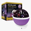 Ver imagem 1 de Luminária Abajur Gira Projetor Estrelas LED RGB Starry Night Decorlaser