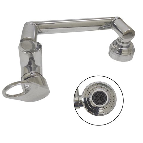 Torneira Cromada Monocomando Ajustavel Lavabo Quente Frio Banheiro Lavatorio Pia Cuba Bancada