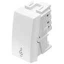 Ver imagem 1 de Módulo Pulsador Campainha Elegance - 2232 - Fame Pulsador Campainha 10a/250v Elegance Fam