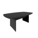 Ver imagem 2 de Mesa de Reunião Orgânica 2m Pés Painel Escritório F5 Office Cor:Preto