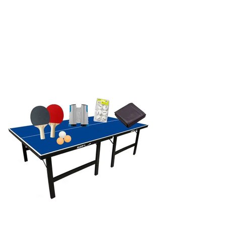 Mesa de Ping Pong Oficial Mdp 15mm Klopf 1001 + Kit Ping Pong + Rede Retrátil + Capa + 6 Bolinhas Br