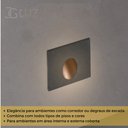 Ver imagem 4 de Kit 10 Balizador Led Escada Parede Externo 2w Quente - Preto