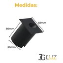 Ver imagem 5 de Kit 10 Balizador Led Escada Parede Externo 2w Quente - Preto